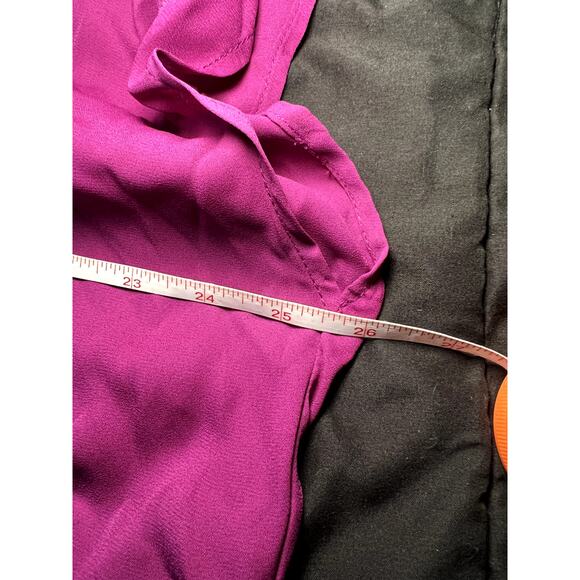 Torrid cutout purple classiccore basic classic normcore versatile blouse plus 1 - Picture 4 of 4